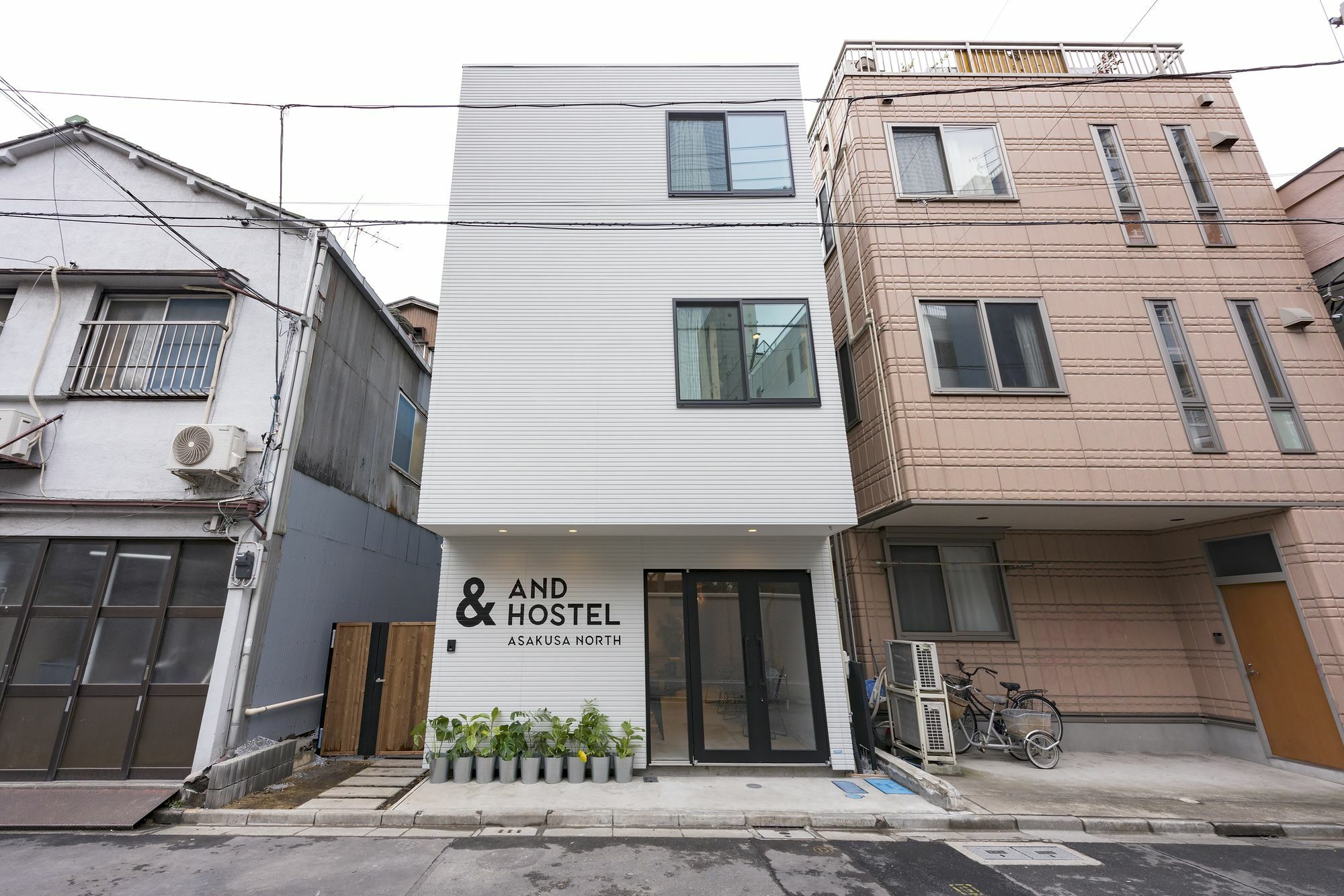 &And Hostel Asakusa North Tokyo prefektur Exteriör bild